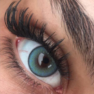 لنز رنگی ابی اقیانوسی دورمشکی دایموند بلو اماندا کد 547