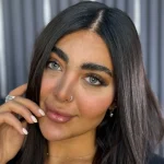 لنز آلموند گری آماندا چشم لنز آلموند گری آماندا چشم