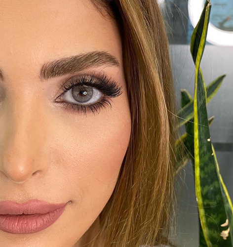 لنز طوسی روشن اسموک گری لازورد کد 813