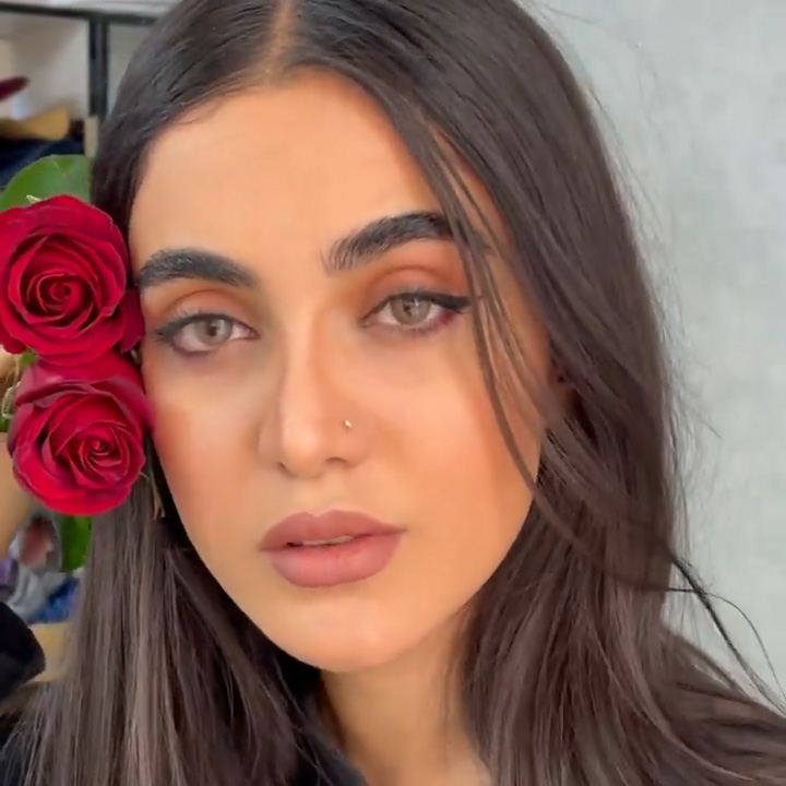 لنز عسلی خاکی براون مینی آوا کد 1256