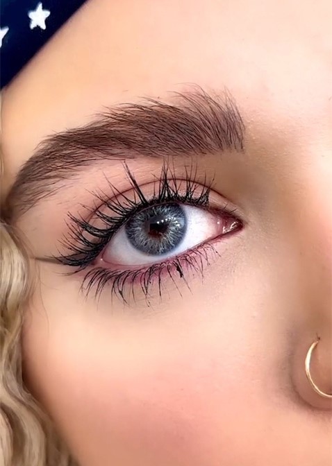 لنز طوسی آبی کارولینا ایفوریا کد 720