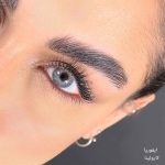 لنز رنگی طوسی آبی کد 720 لنز رنگی طوسی آبی کد 720