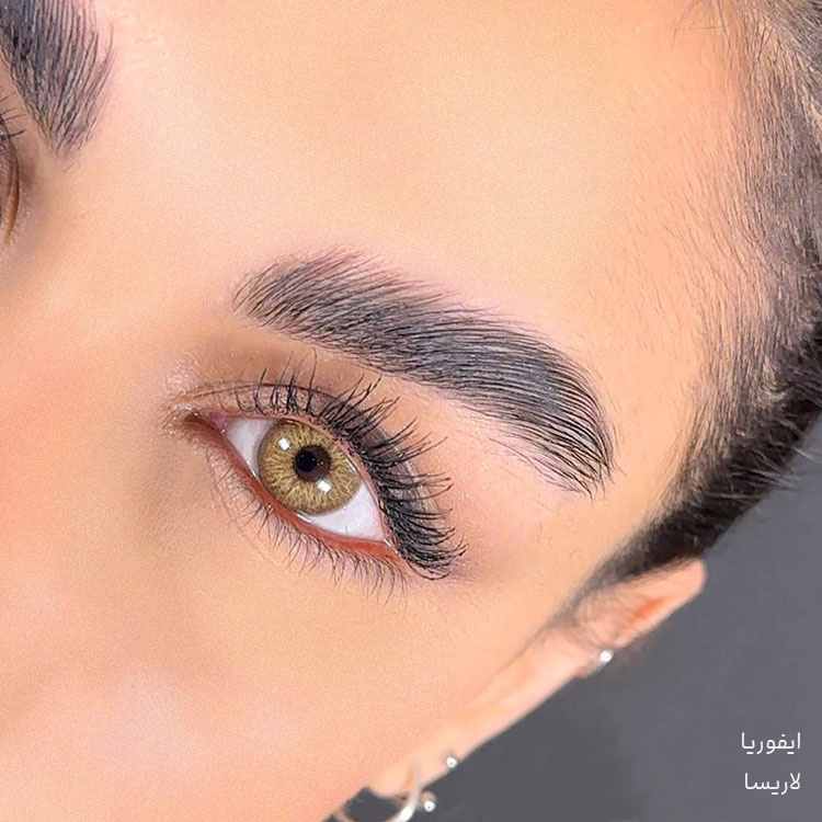 لنز عسلی قهوه ای لاریسا ایفوریا کد716