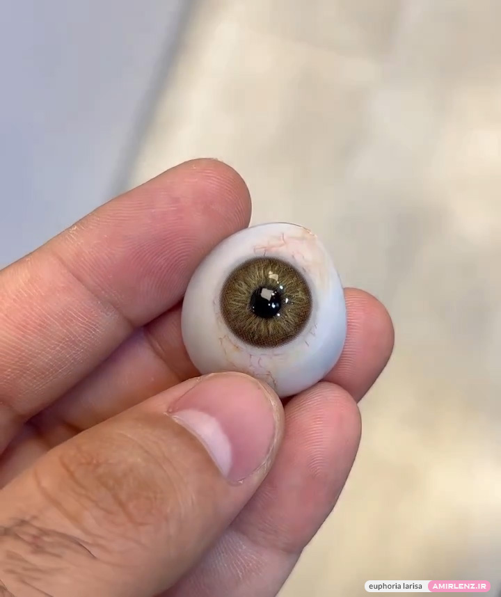 لنز عسلی قهوه ای لاریسا ایفوریا کد716