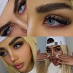لنز پاستل بلو اماندا_2 لنز پاستل بلو اماندا_2