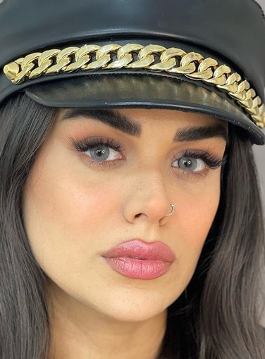 لنز طوسی دور مشکی الیوا گری مینی آوا کد 1255