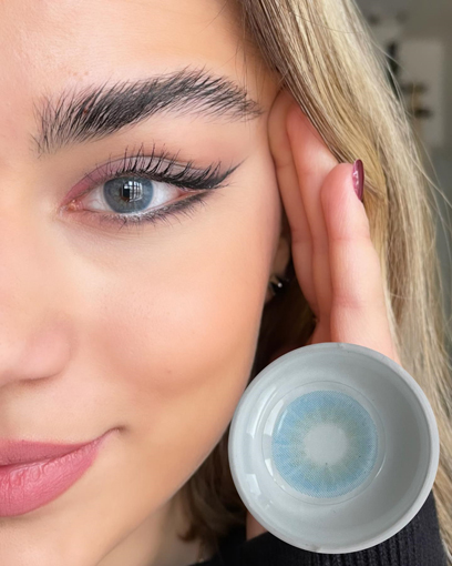 لنز آبی اقیانوسی پیور بلو لازوردکد 803