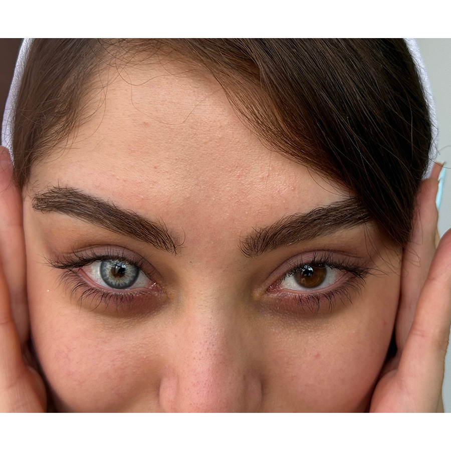 لنز طوسی سبز رگه دار نیویورک گری