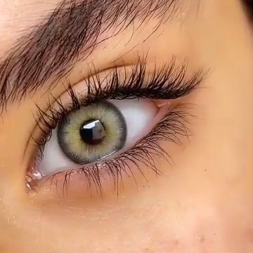 لنز سبز عسلی دوردار کد 508
