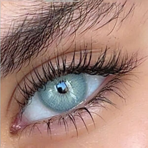 لنز طوسی یخی با ته مایه سبز آبی چلسی گری فرشلیدی کد 926