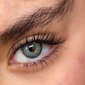 لنز میکس سبز عسلی طوسی دوردار نیکوزیا گری آی شیر کد605