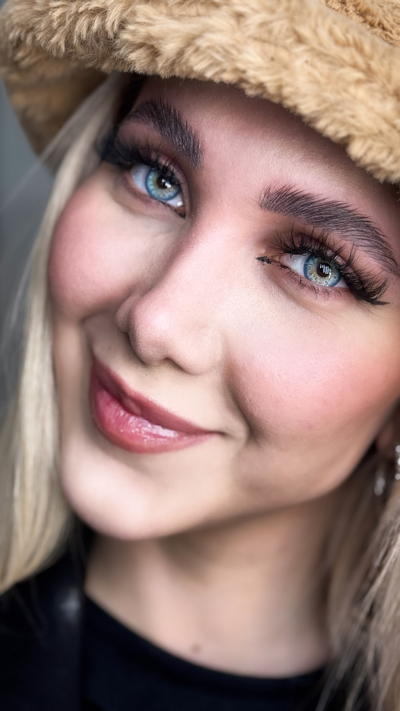 
لنز ترکیبی آبی طوسی عسلی