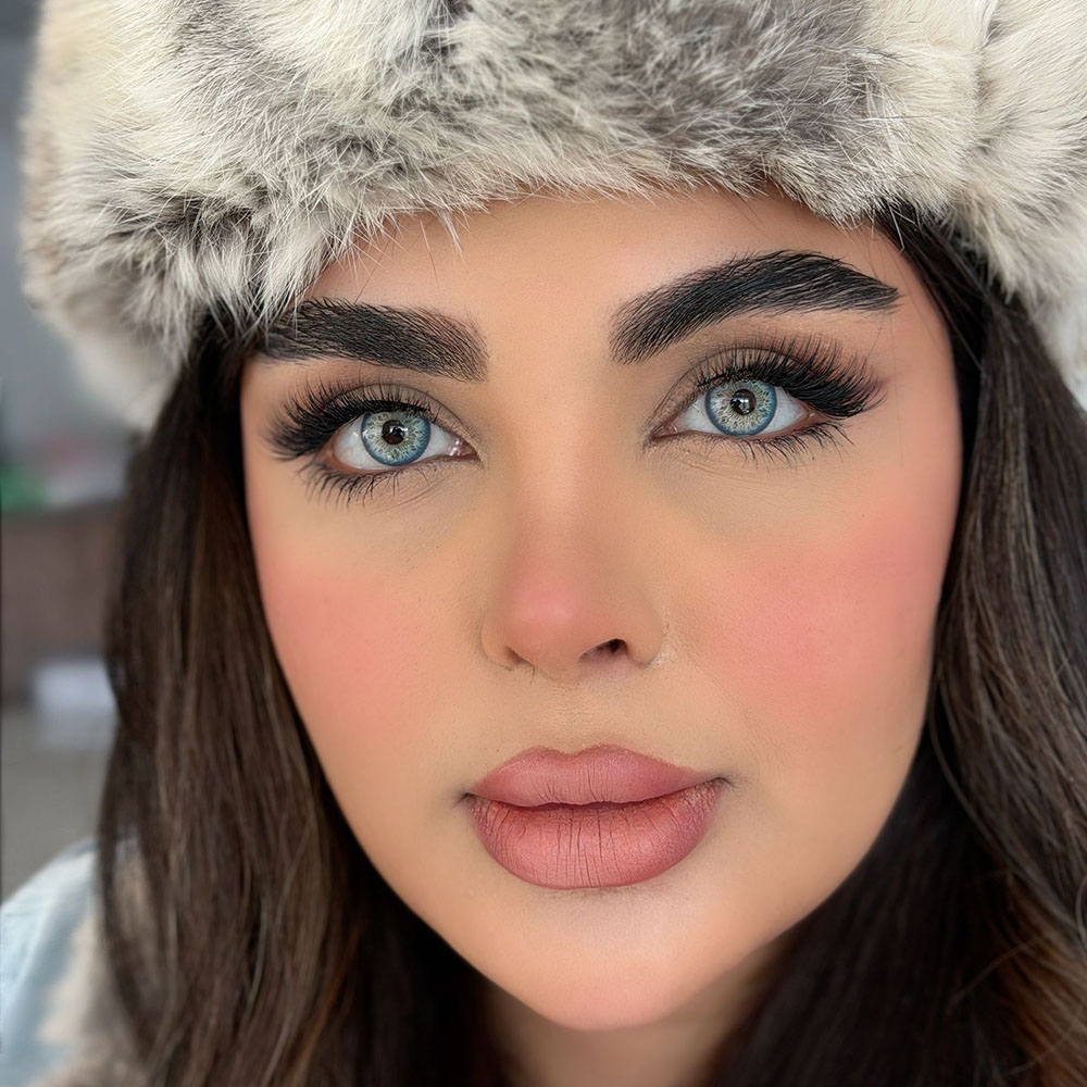 لنز آبی اقیانوسی یونیک نچرال بلو کد 2110