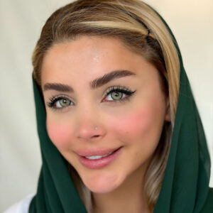 لنز طوسی سبز یونیک نچرال گری کد 2111