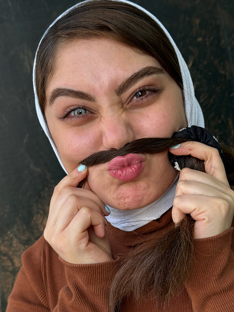 لنز طوسی سبز رگه دار نیویورک گری