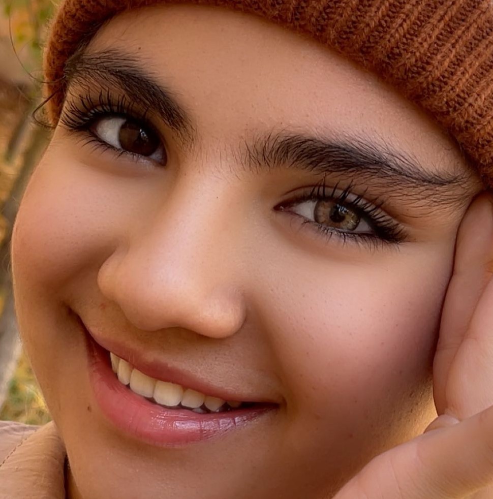 لنز عسلی آجری رگه های خاکی دوردارنیویورک هازل اماندا کد 569