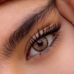 لنز عسلی آجری رگه های خاکی دوردارنیویورک هازل اماندا کد 569