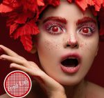 لنز فانتزی هالووینی قرمز زنبوری گلوریا رد
لنز فانتزی هالووینی قرمز زنبوری گلوریا رد