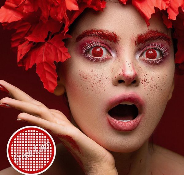 لنز فانتزی هالووینی قرمز زنبوری گلوریا رد
لنز فانتزی هالووینی قرمز زنبوری گلوریا رد