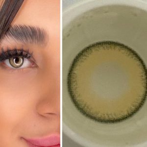 لنز عسلی سبز دوردار امپایر سلنا