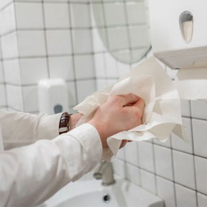 خشک کردن صحیح دست ها