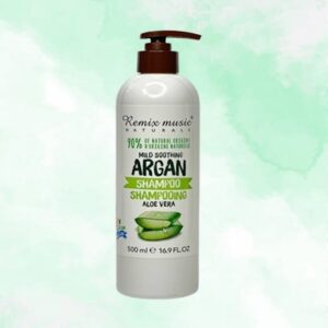 شامپو مو آلوئه ورا حاوی روغن آرگان آر ام RM 500ml