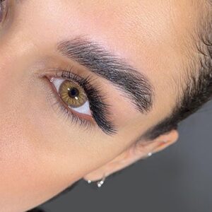 لنز عسلی قهوه ای دوردار هستیا سلنا