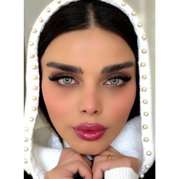لنز رنگی طوسی سبز کد 2111 لنز رنگی طوسی سبز کد 2111