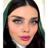 لنز رنگی سبز عسلی رگه دار لنز رنگی سبز عسلی رگه دار