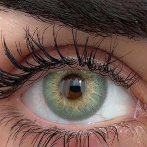 لنز چشم رنگی سبز مرکز عسلی لس آنجلس الیو آماندا