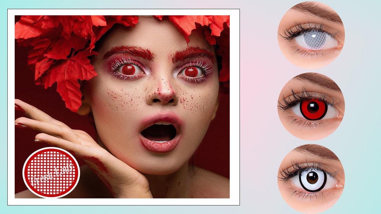 لنز رنگی فانتزی برای عکاسی های خاص