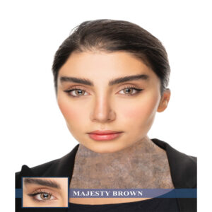 لنز رنگی خاکی پنج بعدی کد 1305