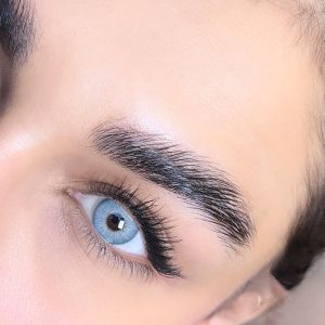 لنز رنگی آبی آسمانی روشن کد 1352