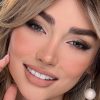 لنز رنگی عسلی طوسی دوردار اسموکی کد 7603 لنز رنگی عسلی طوسی دوردار اسموکی کد 7603