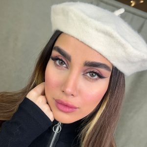 لنز رنگی عسلی طوسی دوردار اسموکی کد 7603