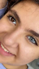 خرید لنز رنگی هاوایی بلو اماندا خرید لنز رنگی هاوایی بلو اماندا