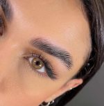 لنز رنگی قهوه ای عسلی کد 1401 لنز رنگی قهوه ای عسلی کد 1401