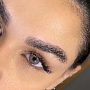 لنز رنگی طوسی سبز دور دار کد 652