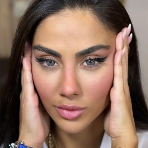 لنز طوسی عسلی سبز عروسکی وایلد موکا لیزا کد 1357