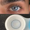 لنز رنگی آبی رگه دار نقره ای دور محو وگاس لایت بلو کد 7608 لنز رنگی آبی رگه دار نقره ای دور محو وگاس لایت بلو کد 7608
