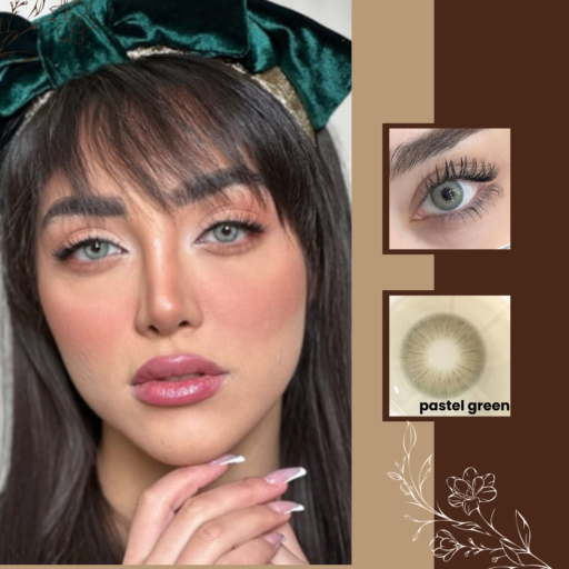 لنز رنگی سبز کد 559