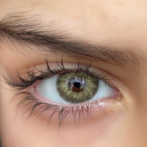 لنز رنگی سبز عسلی پنج بعدی کارولینا گلدن گرین آماندا کد 582