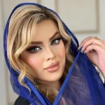 لنز رنگی طوسی عسلی دوردار هیزل آماندا_5 لنز رنگی طوسی عسلی دوردار هیزل آماندا_5