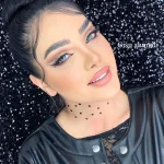 لنز چشم ورسا سلنا روی چشم قهوه ای لنز چشم ورسا سلنا روی چشم قهوه ای