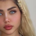 لنز طوسی یخی با ته مایه سبز چلسی گری سلنا لنز طوسی یخی با ته مایه سبز چلسی گری سلنا