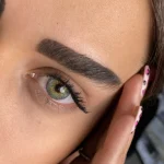 لنز رنگی سبز عسلی رگه دار ماربل کاتیا کد 7630