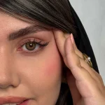 لنز رنگی زیتونی عسلی کلارا هیزل برند رز