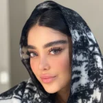 لنز رنگی طوسی شاین دور محو سندی گری رز لنز رنگی طوسی شاین دور محو سندی گری رز