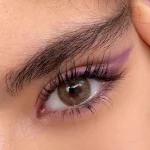 لنز رنگی قهوه ای عسلی دور هاشوری آرگان نئوکاسمو