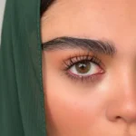 لنز رنگی سبز عسلی بدون دور ربل هیزل کلاریتا کد 7802